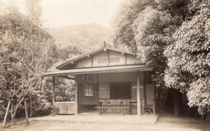 Japan Traditional Japanese Teahouse Lot of 4 old RPPC Photos 1910?