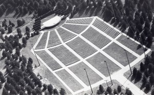 Nebraska Lincoln Pinewood Bowl Theater old RPPC Photo LL Cook EKC 1940's