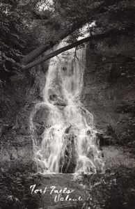 Nebraska Valentine Fort Falls Waterfall old RPPC Photo 1940