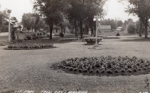 Nebraska Falls City Park old RPPC Photo LL Cook EKC 1940's