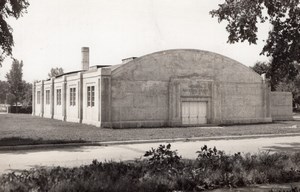 Nebraska National Guard Falls City Armory old RPPC Photo LL Cook EKC 1940's