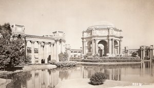 San Francisco Palace of Fine Arts Architecture old RPPC Photo 1940