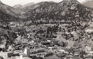 Colorado Estes Park Mountain Village old Sanborn RPPC Photo 1940's