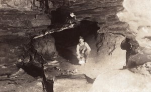 Missouri Hannibal Mark Twain Cave Jesse James Hideout RPPC Photo 1939