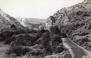 Wyoming Ten Sleep Canyon Mountain Road Sanborn RPPC Photo 1940