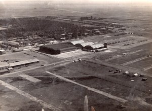 Morocco Marrakech Menara Airport Aerial View old Photo 1940's