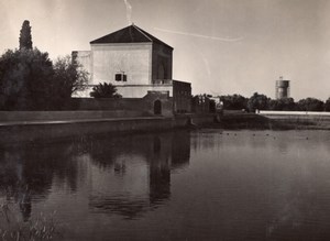 Morocco Marrakech Menara Garden Pavilion & Basin old Photo 1940's