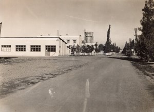 Morocco Marrakech Menara Airport near Air Atlas Bar old Photo 1940's