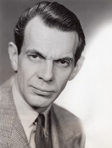 American Actor Raymond Massey The Doctor Fights old CBS Photo 1944