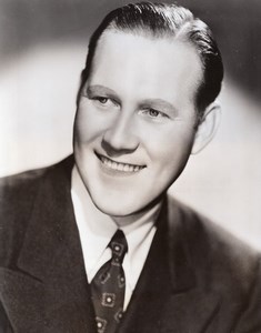 Saxophonist Conductor Arranger Johnny Warrington old CBS Photo 1944