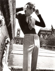 Rome Capitoline Hill 1970's Men Fashion J.P. Stevens Louis Estevez old Photo