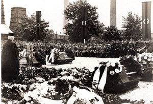 Germany Reinsdorf Explosion Disaster Funerals old Press Photo 1935