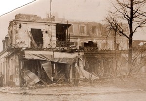 France ? WWII Building Ruins Bombardment old Press Photo 1940's