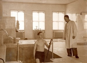 Germany May Day Private Spa Health Centre Interior old Press Photo 1943