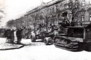 Ukraine Fall of Odessa WWII Soviet Troops entering the city old Photo 1944