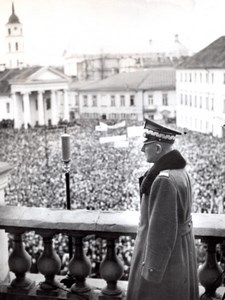 Lithuania Vilnius Polish Occupation Marshal Rydz-Smigly old Photo 1938