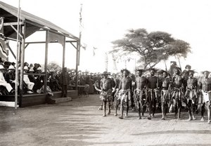 Botswana Gaberone Prince of Wales Visit Indaba Natives old Press Photo 1925