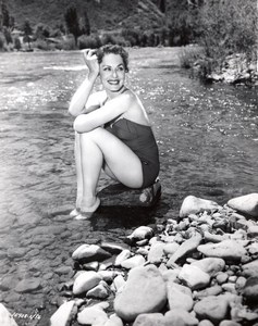 Actress Viveca Lindfors in the Paramount film Tempest old Photo 1958