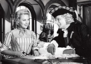 Martine Carol Denis d'Inès in the film Madame du Barry old Photo 1954