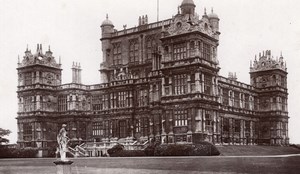 United Kingdom Nottingham Wollaton Hall old Kingsway RPPC Photo 1910's