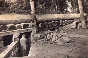 German First Aid Station Forest of Ourchamp Ourscamp Oise WWI Photo 1914-1918