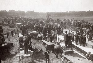 France Vincennes Bastille Day Parade Spectators old Rol Photo 1920