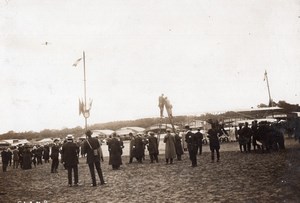 Aviation Vincennes? Meeting Hangars and Spectators old Branger Photo 1910