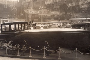 Paris Airshow Aviation Nieuport Motor Boat old Meurisse Photo 1920