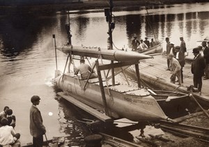 Maisons-Laffitte Gabet Radio Guided Torpedo Trials old Rol Photo 1909