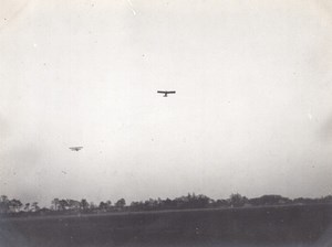 France Aviation Circuit de l'Est? Antoinette Monoplane in Flight Old Photo 1910