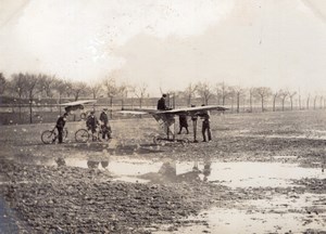 France Issy? Aviation Kauffmann Monoplane Trials old Photo 1910