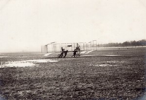 France Issy? Aviation Aeroplane Cesar Biplane old Photo 1910