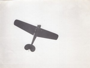 France Aviation Nieuport IV ? Monoplane in Flight old Photo 1911