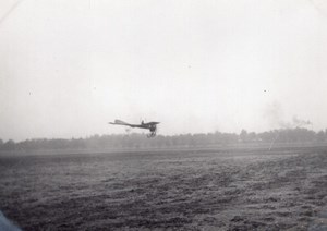 France Aviation Monoplane in Flight old Photo circa 1910