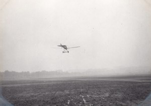 France Aviation Monoplane in Flight old Photo circa 1910