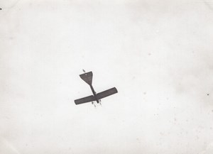 France Aviation Monoplane in Flight old Photo circa 1910