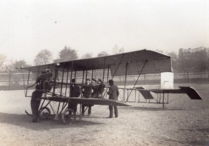 France Paris Aviation Biplane Aviatic Hotel old Photo circa 1910