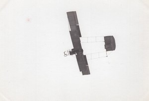 France Aviation Voisin Biplane in Flight old Photo circa 1911