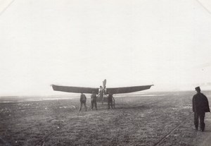 France Aviation Raoul Vendome Monoplane Airfield old Photo circa 1910
