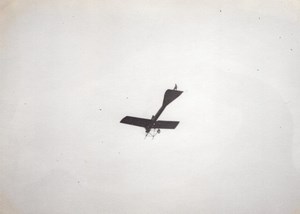 France Aviation Deperdussin? Monoplane in Flight old Photo circa 1910