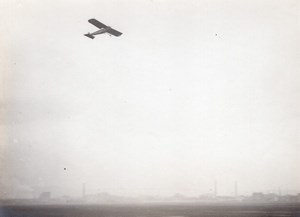 France Aviation Monoplane in Flight old Photo circa 1910