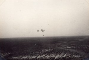 France Issy Aviation Rougier on Voisin Biplane Flying old Photo circa 1910