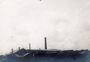 France Aviation Farman Biplane in Flight old Photo circa 1910