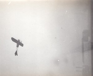 France Issy? Aviation Monoplane in Flight Astra Hangar old Photo circa 1910