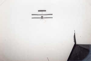 France Aviation Voisin Biplane in Flight old Photo circa 1910