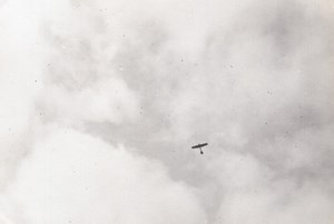 France Aviation Antoinette Monoplane in Flight old Photo circa 1910