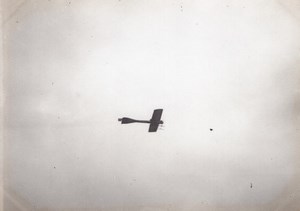 France Aviation Antoinette ? Monoplane in Flight old Photo circa 1910