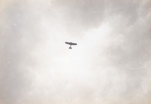 France Aviation Nieuport IV ? Monoplane in Flight old Photo circa 1911