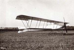 France Aviation Zodiac Monoplane Wings side view old Meurisse Photo 1911
