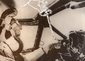 USA? Aviation Space Astronaut? Jet Aircraft Pilot? Cockpit old Photo 1960